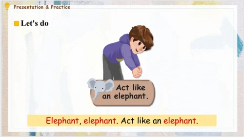 Unit 4 We love animals B Let's learn & Let's do 课件