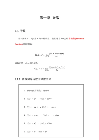 2023年强烈推荐高中数学知识点总结选修.docx