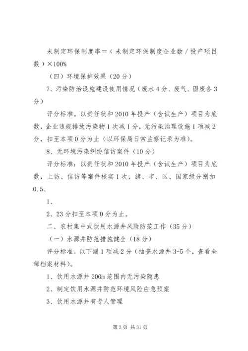 乡镇苏木党政领导班子环保考核细则.docx