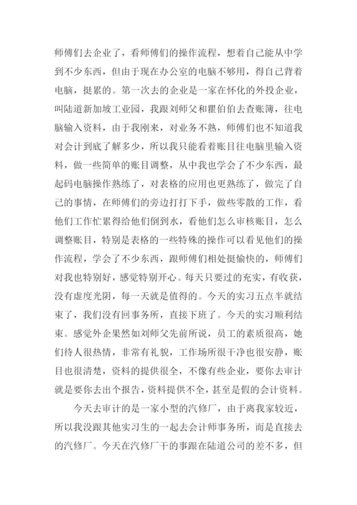 会计师事务所实习日记.docx