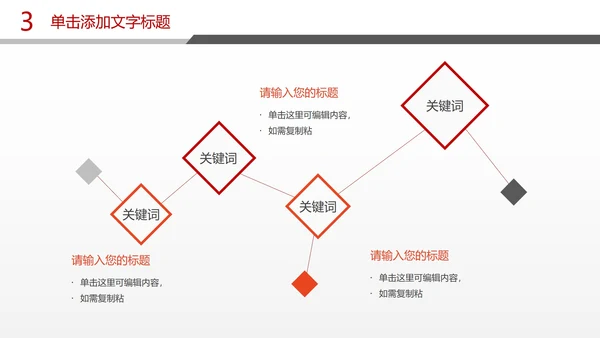 红色华表党政工作汇报PPT模板