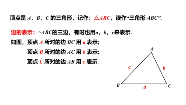 人教版数学八年级上册11.1.1  三角形的边课件（共27张PPT）