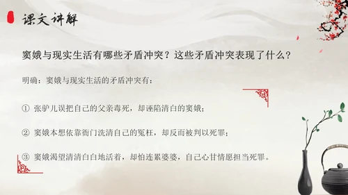 高一语文下册窦娥冤插画高一语文下册课件