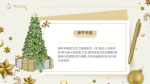 圣诞快乐雪绒花活动策划通用PPT模板
