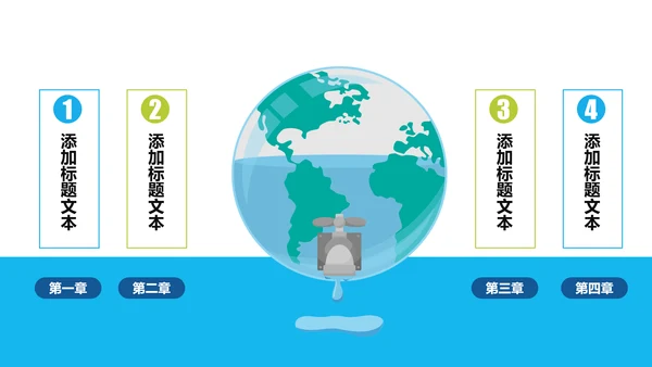保护水资源环保公益项目PPT模板