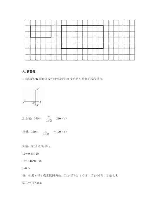 北师大版数学六年级下册期末测试卷精品（典优）.docx
