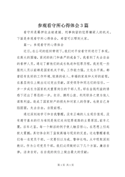 参观看守所心得体会3篇 (3).docx