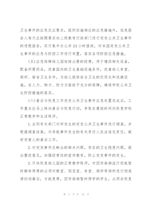 幼儿园突发公共卫生事件应急预案范文.docx