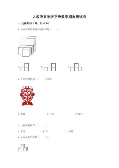 人教版五年级下册数学期末测试卷（考点梳理）word版.docx