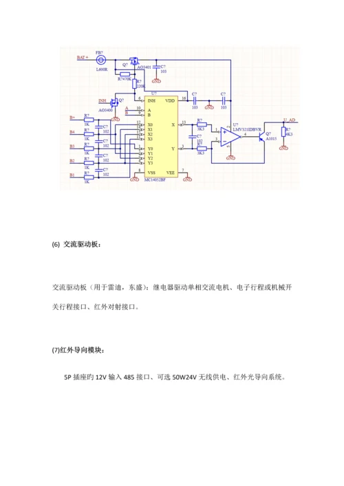 电动门控制器集成解决方案规格书.docx