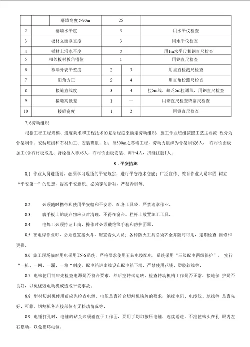 背栓连接干挂石材幕墙施工工法