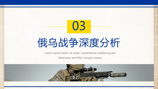 俄乌冲突专题教学解读PPT模板