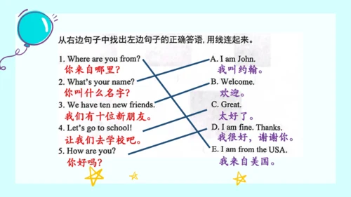 人教PEP版三年级下册英语期中复习 问答句专项复习课件