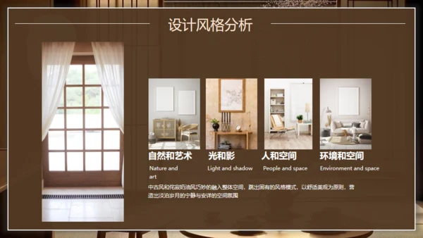 新中式室内装修设计通用PPT模板
