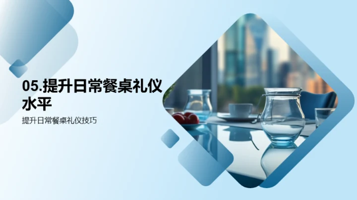 商务餐桌礼仪指南