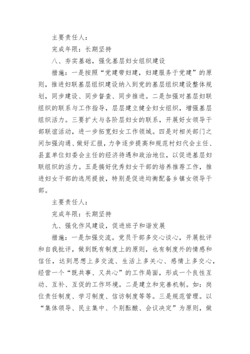 妇联主席承诺书模板.docx