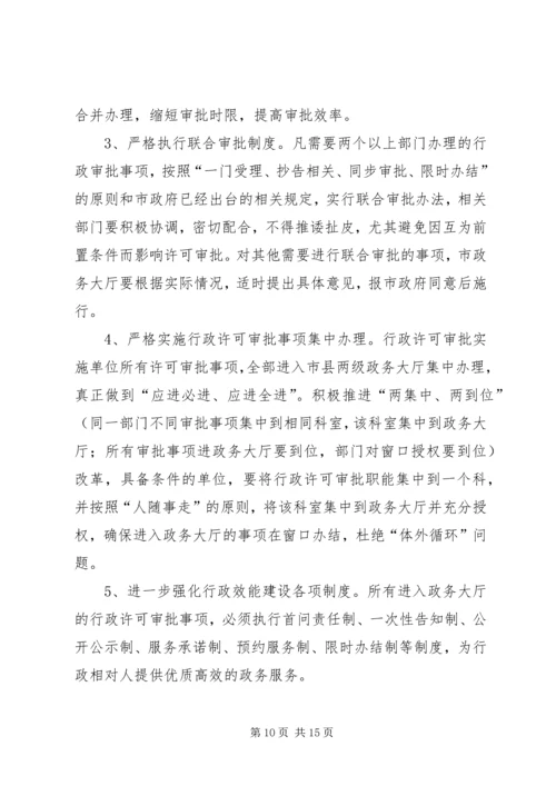 市长优化发展环境动员会发言.docx