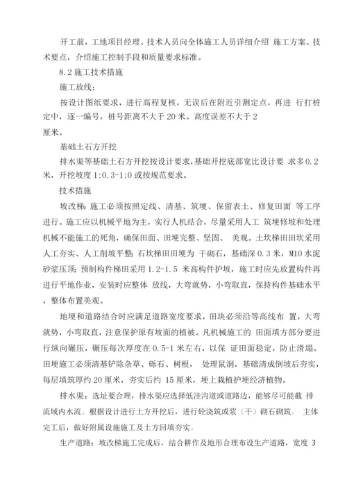 坡改梯投标施工组织设计.docx