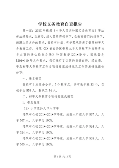 学校义务教育自查报告.docx