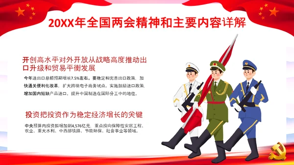 党课之两会报告解读PPT课件