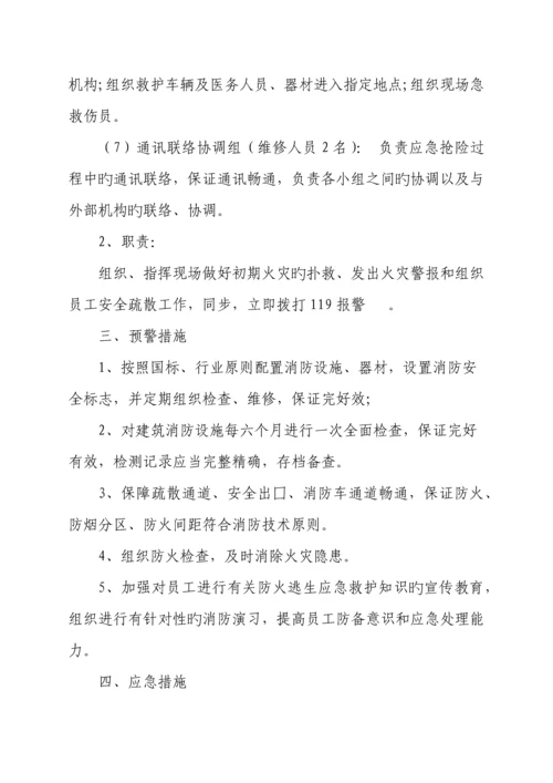 2023年火灾疏散逃生应急预案.docx