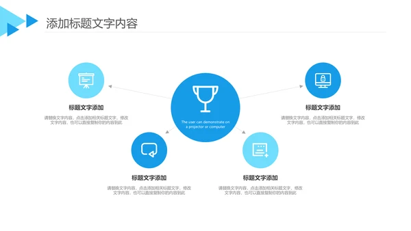 简约蓝色年终总结工作汇报个人述职PPT
