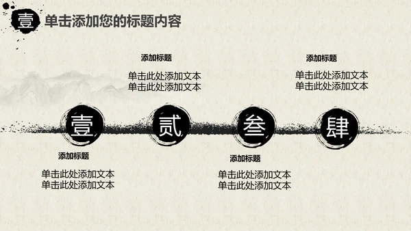 中国风茶道茶文化ppt模板