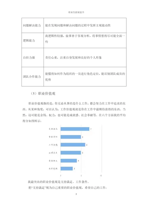 20页7800字物联网应用技术专业职业生涯规划.docx