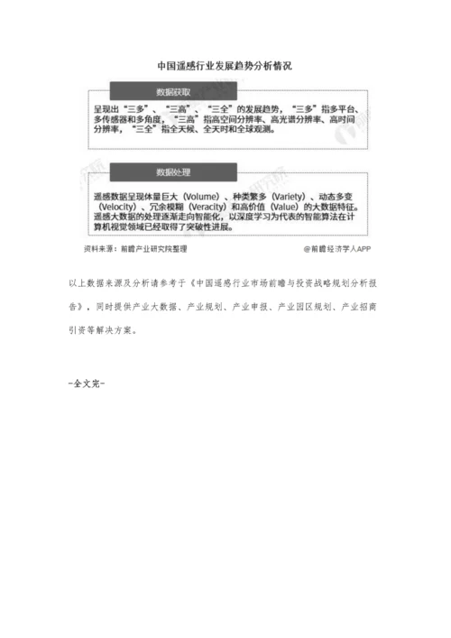 中国遥感行业市场现状及发展趋势分析-遥感大数据处理逐渐智能化发展.docx