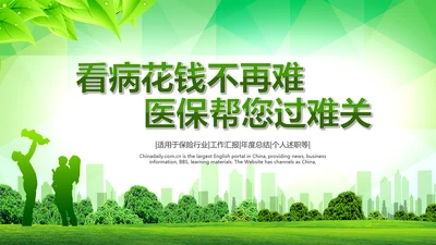 中国人寿绿色保险公司医疗保险行业PPT