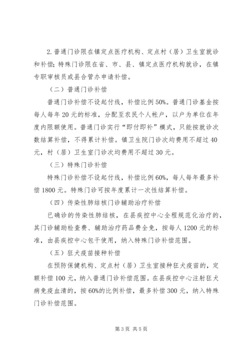 镇新型农村合作医疗实施方案 (2).docx