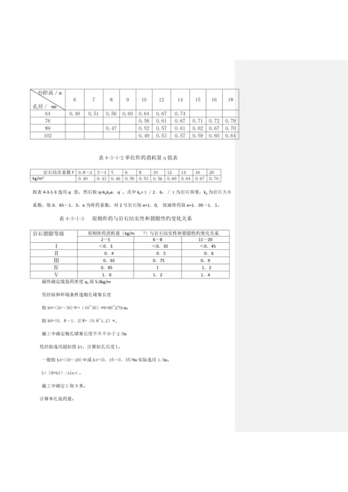 路堑石方爆破施工专项方案大爆破方案.docx