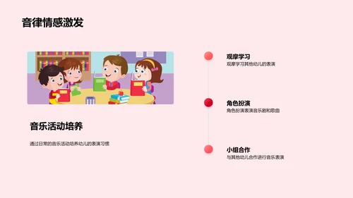 幼儿音乐教学策划PPT模板