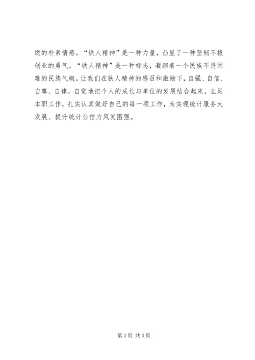 学习“铁人”精神心得 (4).docx