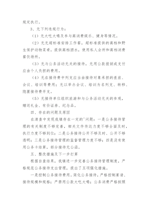 公务接待情况自查报告.docx