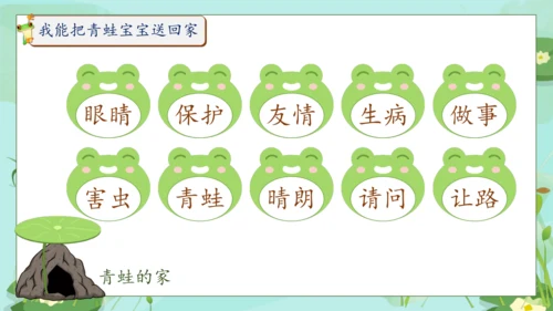 【核心素养】部编版语文一年级下册-识字3. 小青蛙 第2课时（课件）