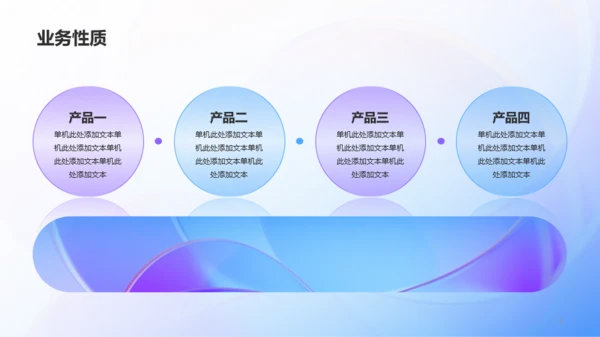 蓝紫创意酷炫商业计划书PPT