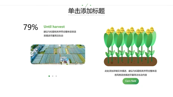 2021年绿色欧美风乡村旅游三农新农村建设乡村建设PPT模板