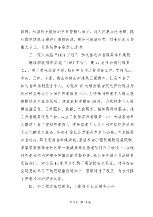 乡镇民政局年度基层民政事务工作总结.docx