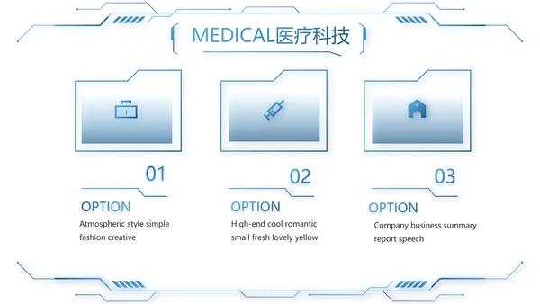 蓝色智慧医院医疗科技信息化建设工作总结PPT