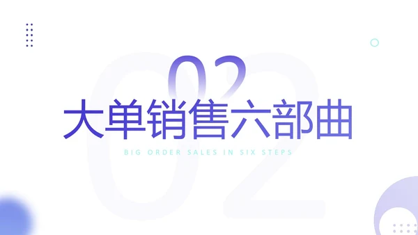 紫色简约形状叠加大单销售技巧销售技巧培训PPT