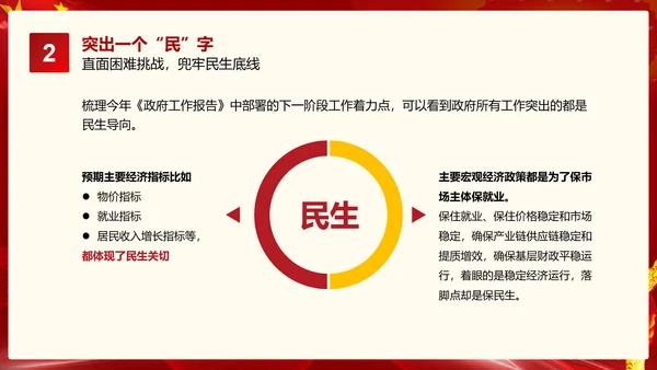 党政党建解读政府工作报告PPT教学课件
