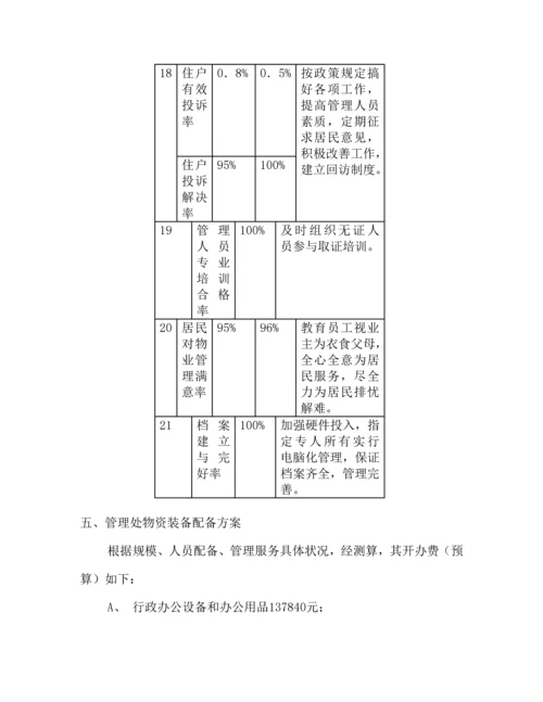 深圳小区物业管理专题方案概况.docx