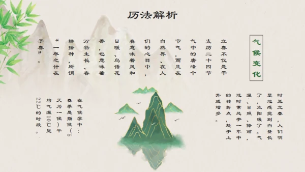 中国风立春通用PPT模板