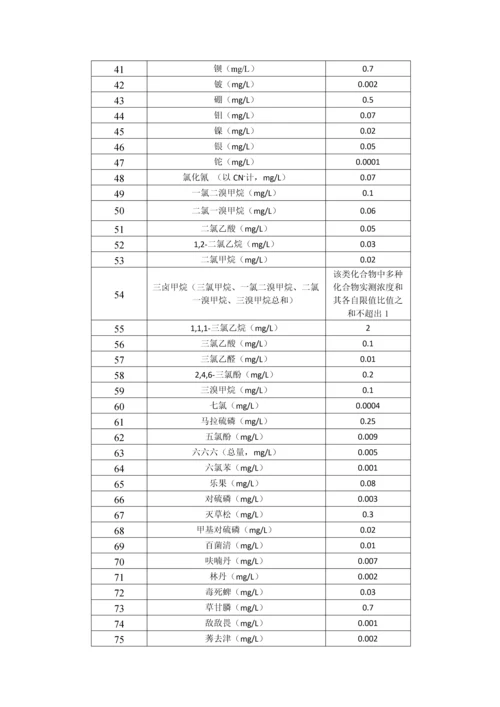 水质关键技术统一标准.docx