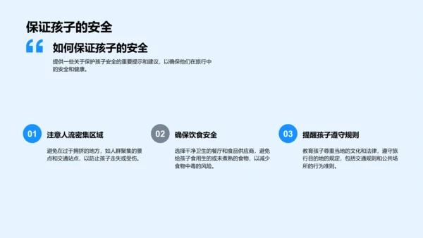 家庭旅行实践指南PPT模板