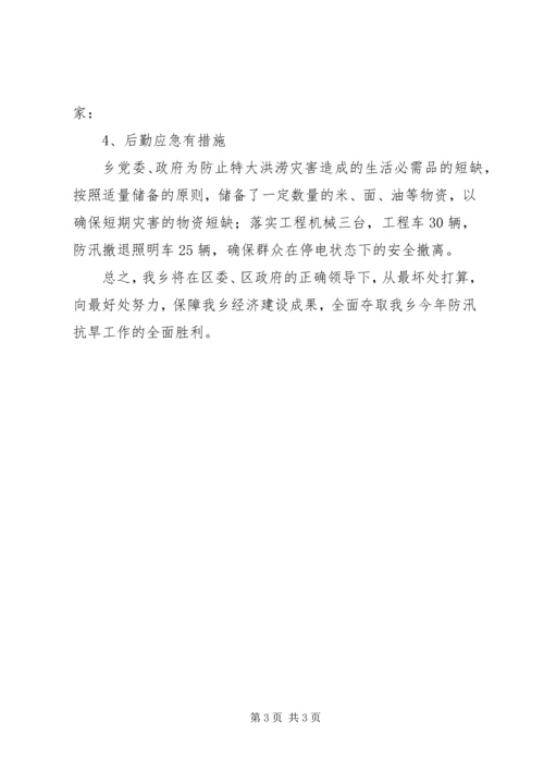 乡防汛工作情况汇报材料.docx