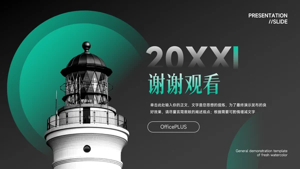 绿色场景图文领导力培训PPT模板