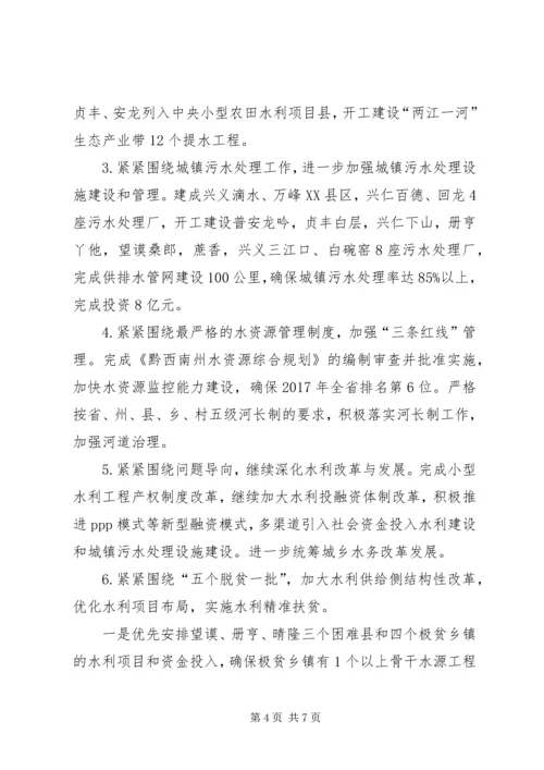 水务局暨党风廉政建设工作实事.docx