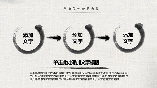 中国风水墨古典读书分享书香中国梦PPT模板